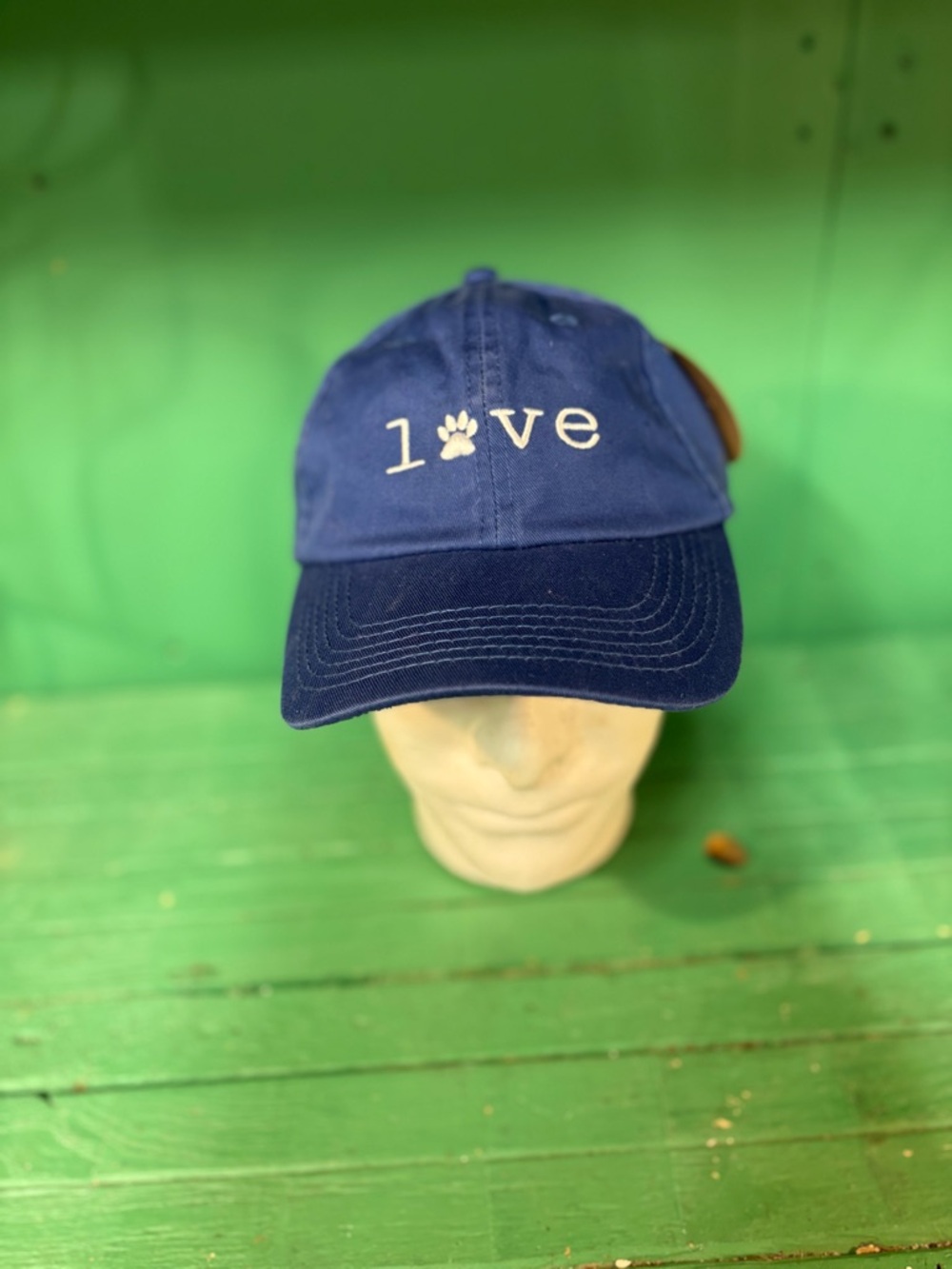 Open Road Brands Navy Blue 'Love' Paw Cap